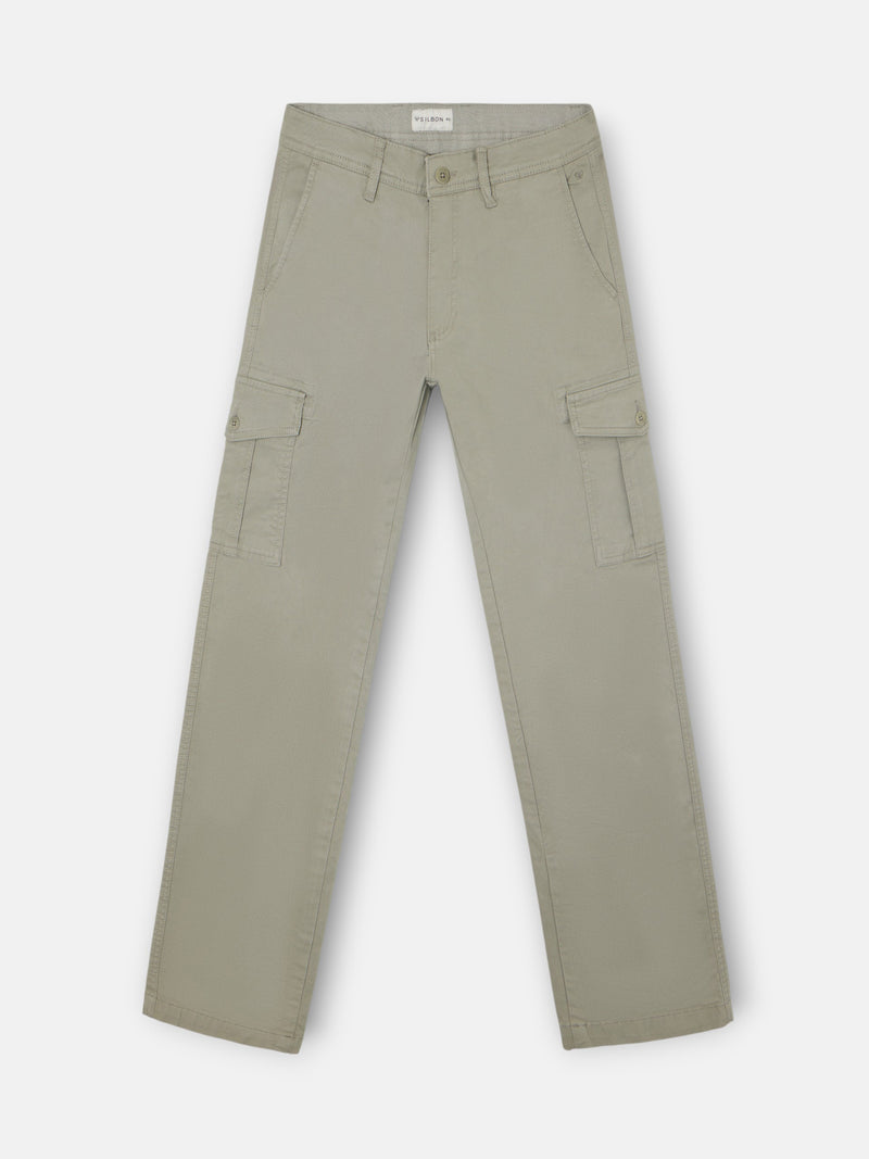 Pantalon cargo sport vert moyen