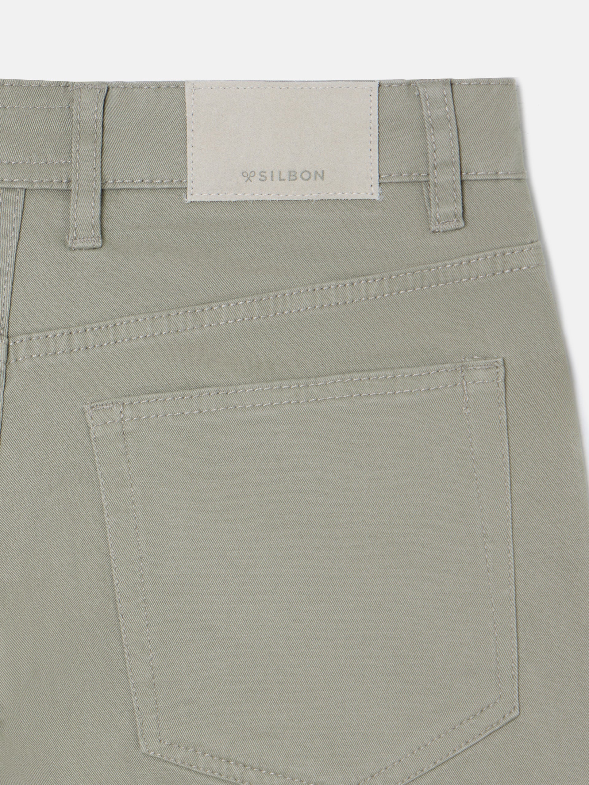 Pantalon sport cinco bolsillos verde medio