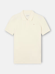 Polo clássico liso creme