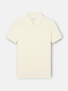 Polo clasico liso crema