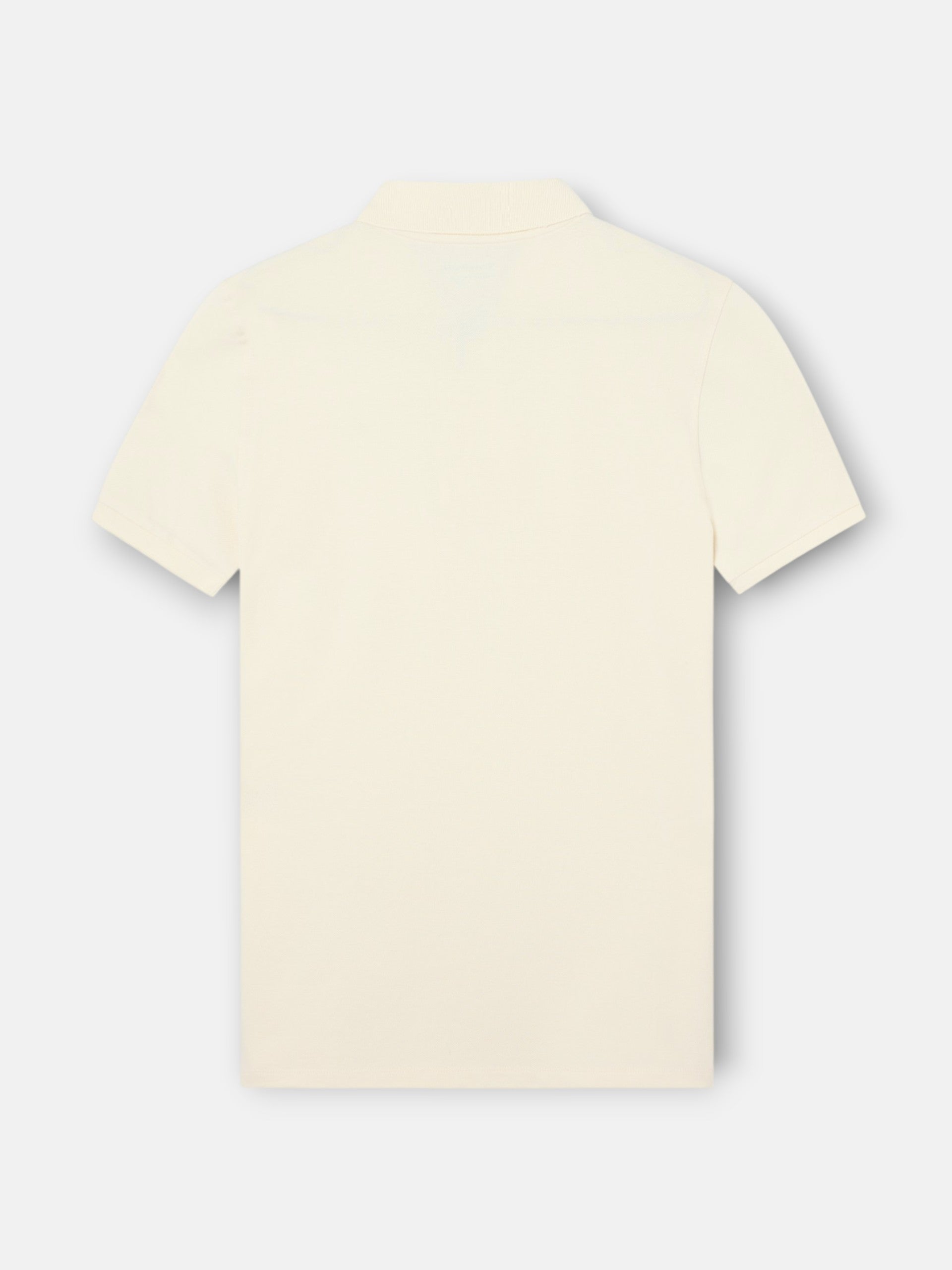 Classic plain cream polo