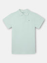 Polo clasico liso azul claro