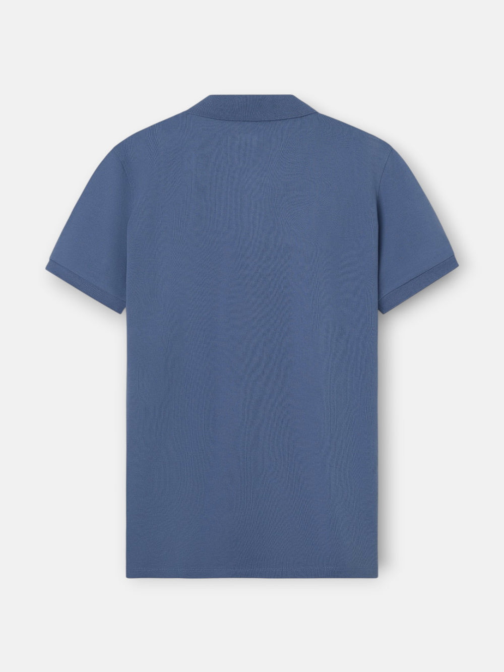 Polo clasico liso azul indigo