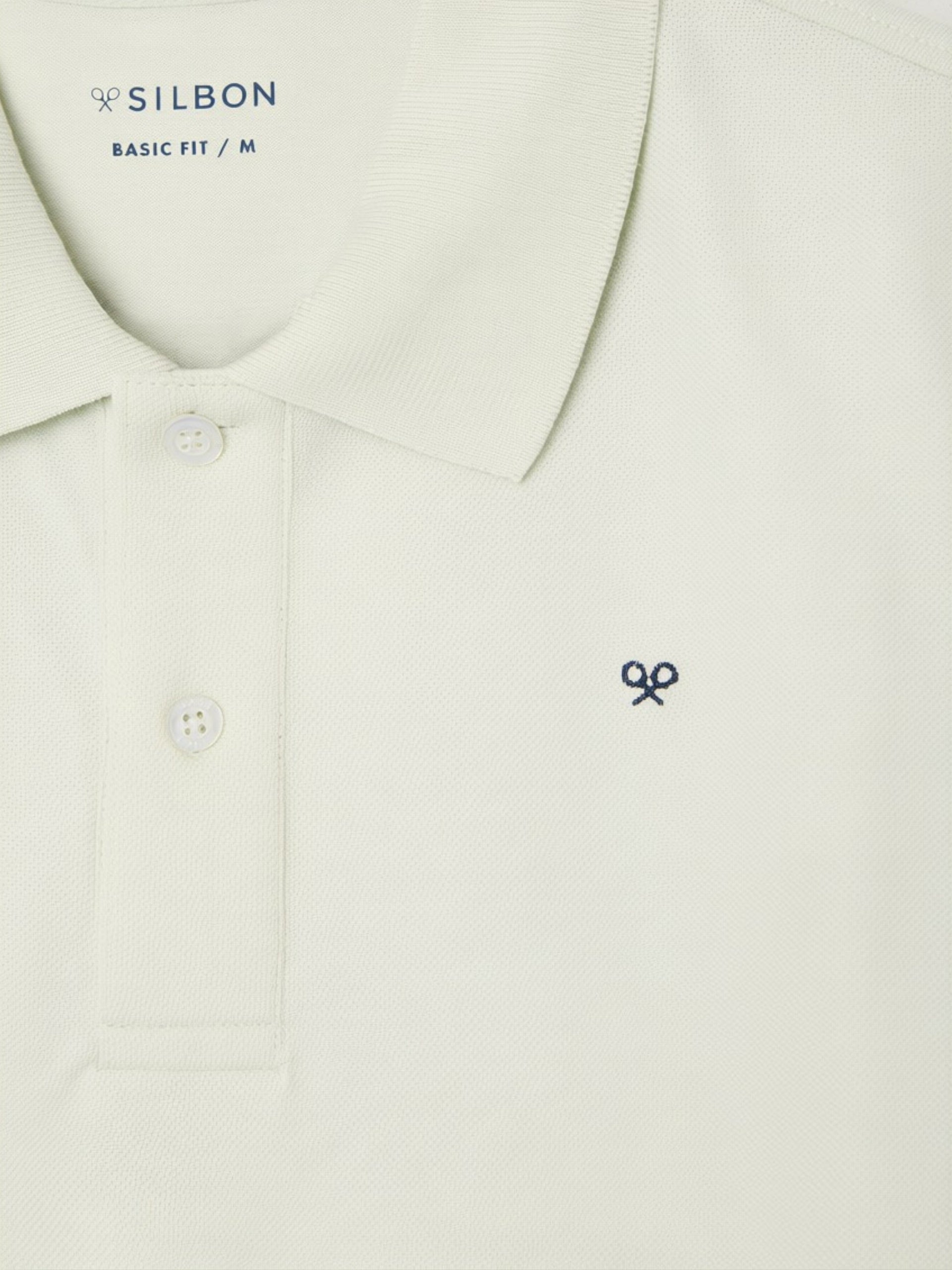 Polo classique uni vert clair