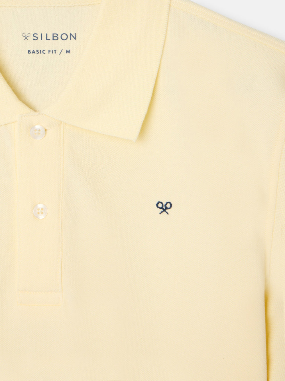 Polo clasico liso amarillo