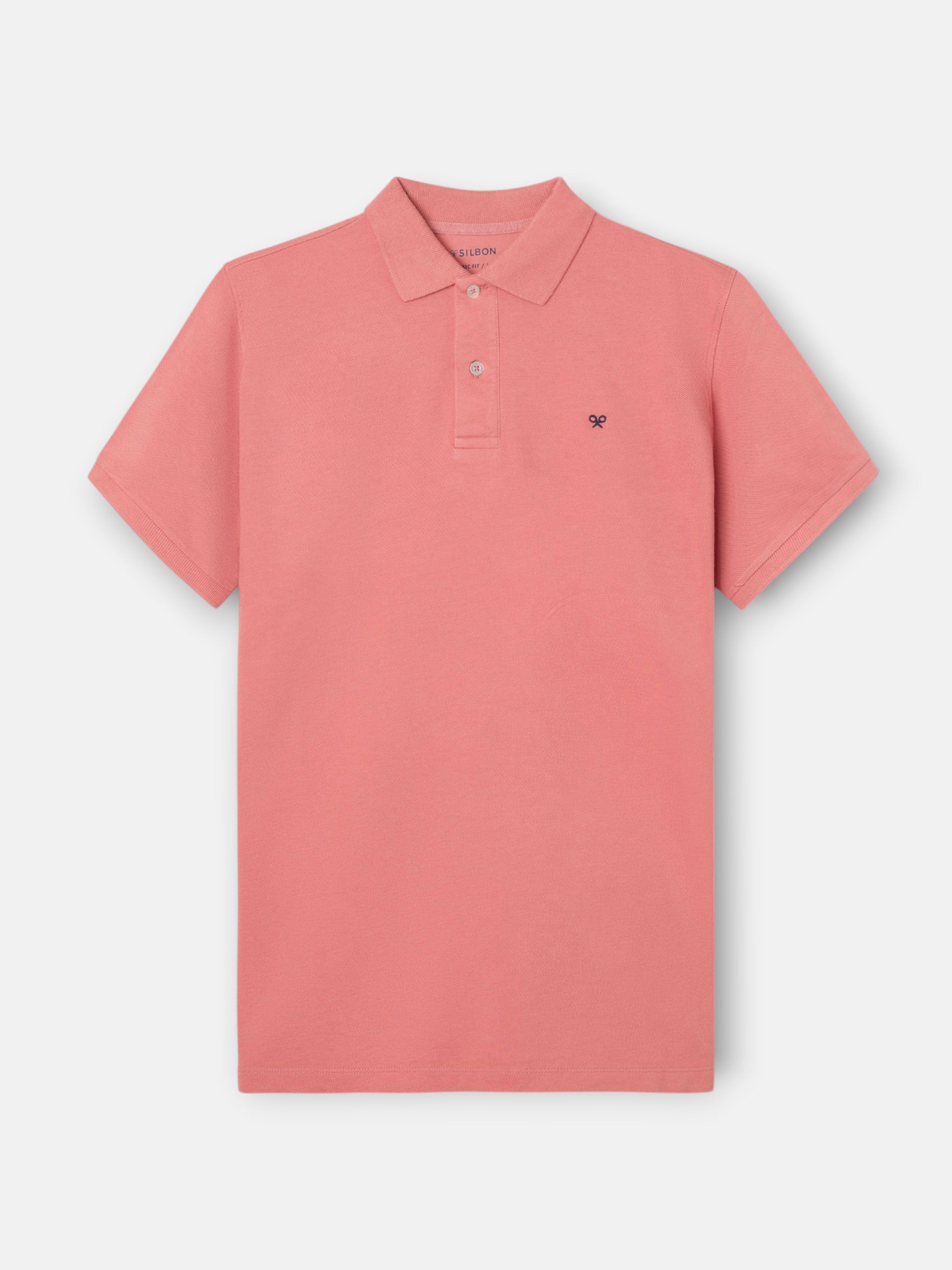 Polo classique uni corail