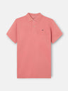 Polo clasico liso coral
