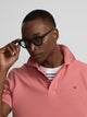 Classic plain coral polo