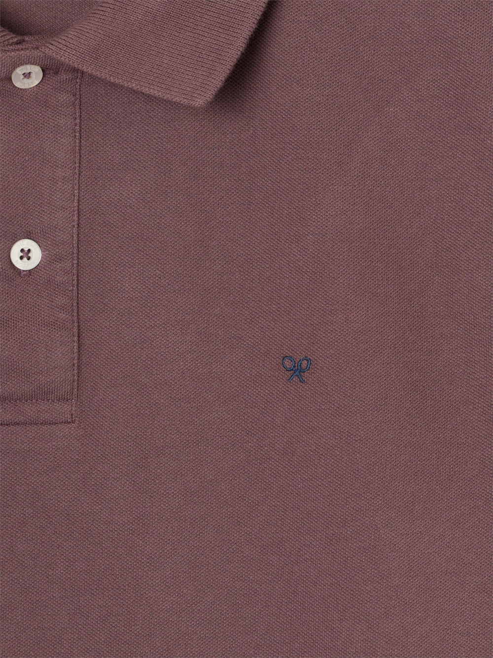 Classic plain burgundy polo