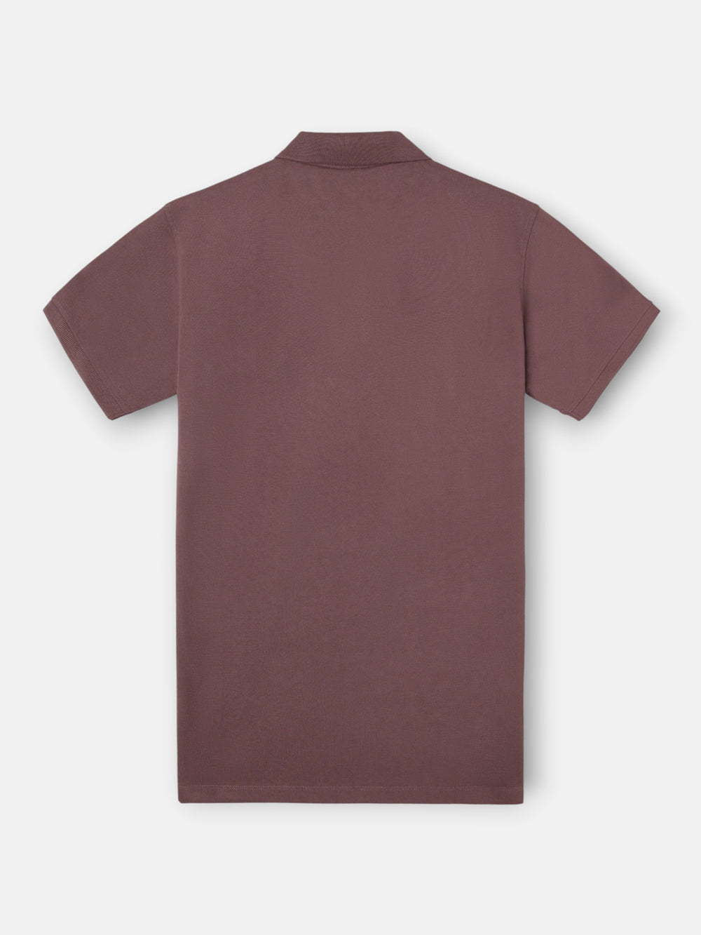 Classic plain burgundy polo