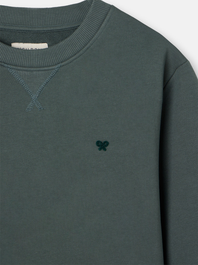 Sweatshirt Silbon minilogo felpa verde escuro
