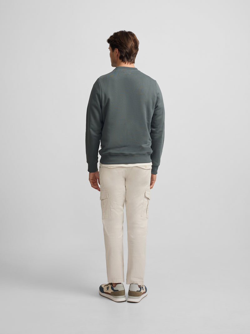 Sweatshirt Silbon minilogo felpa verde escuro