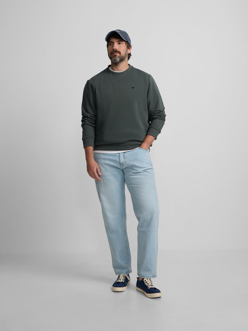 Sweatshirt Silbon minilogo felpa verde escuro