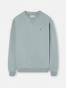 Silbon sweatshirt with green-grey mini logo