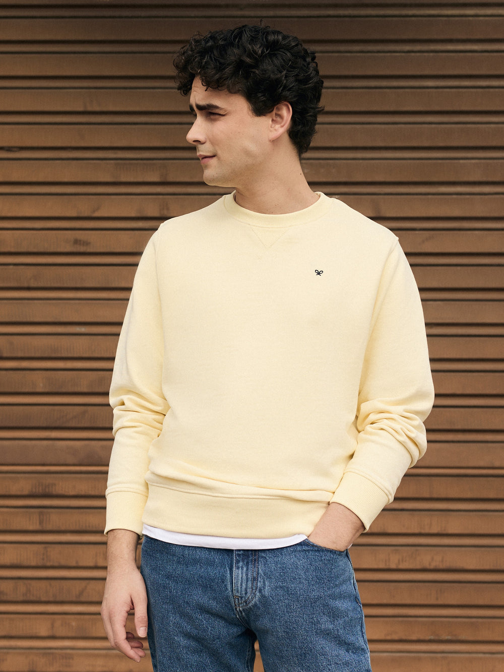 Sweatshirt Silbon minilogo amarelo