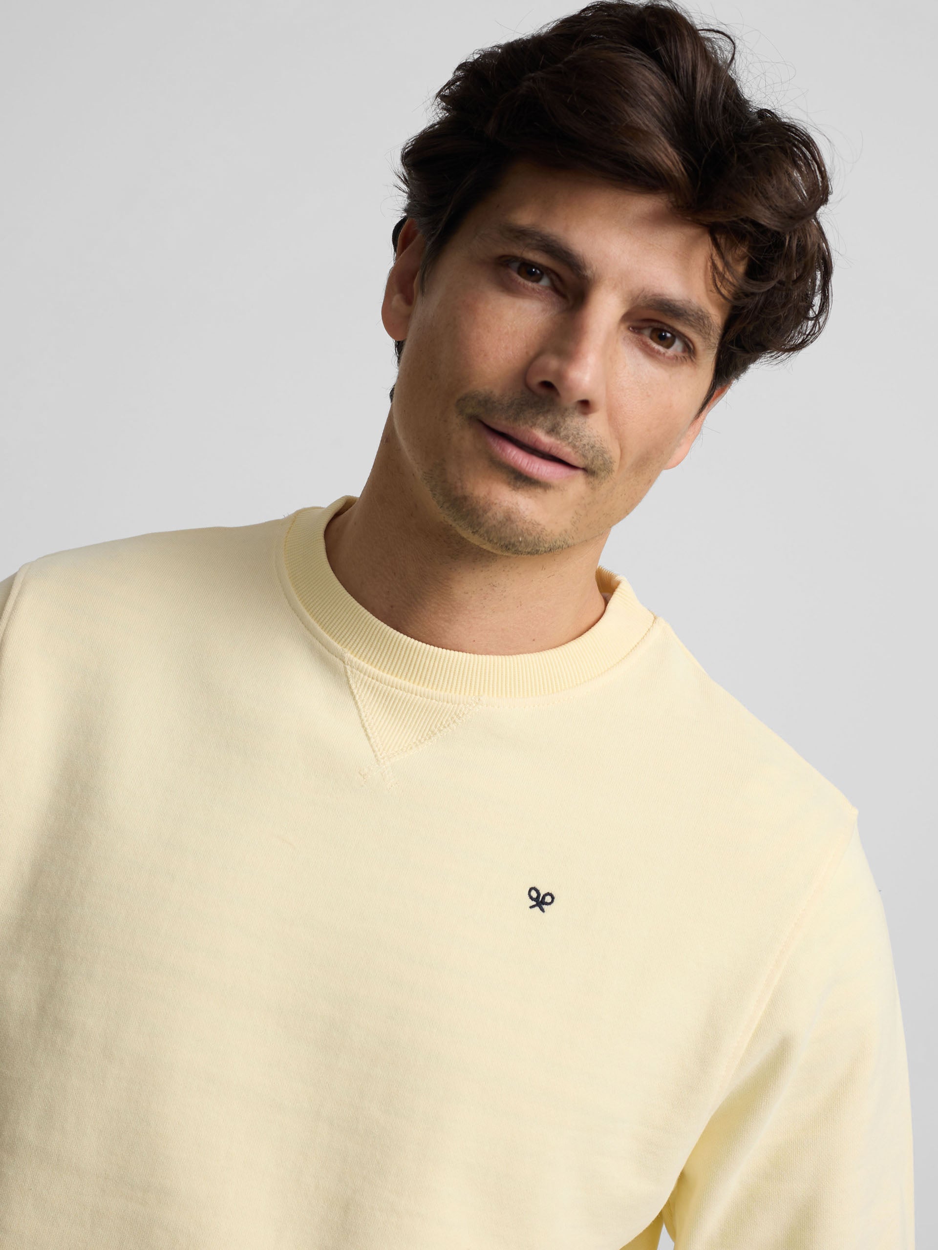 Sweatshirt Silbon minilogo amarelo