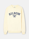 Sweatshirt Silbon raquete meia amarela