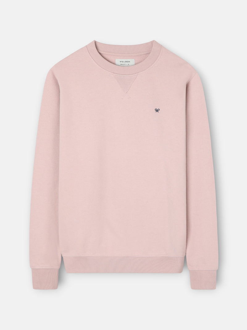 Silbon coral mini logo sweatshirt