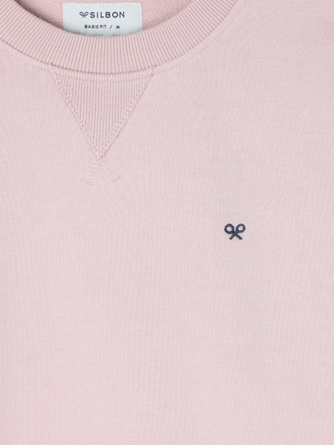 Silbon coral mini logo sweatshirt