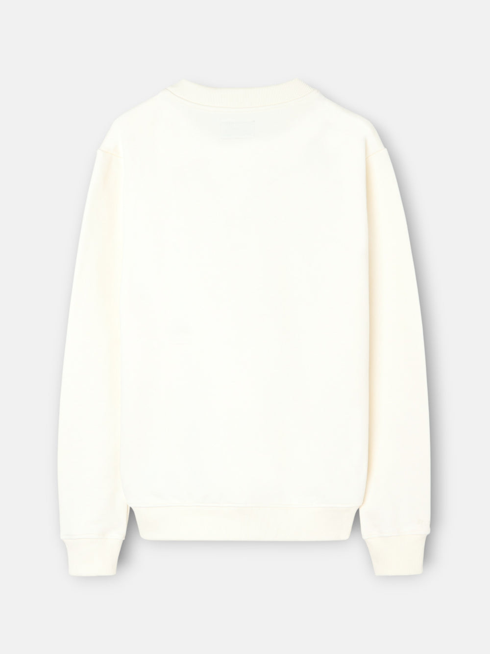 Sudadera Silbon minilogo rizo crema