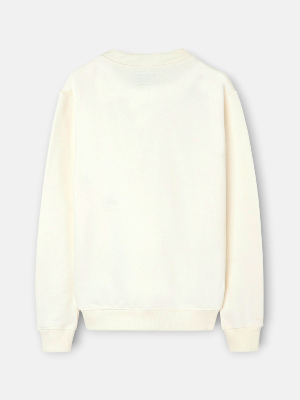 Sudadera Silbon minilogo rizo crema