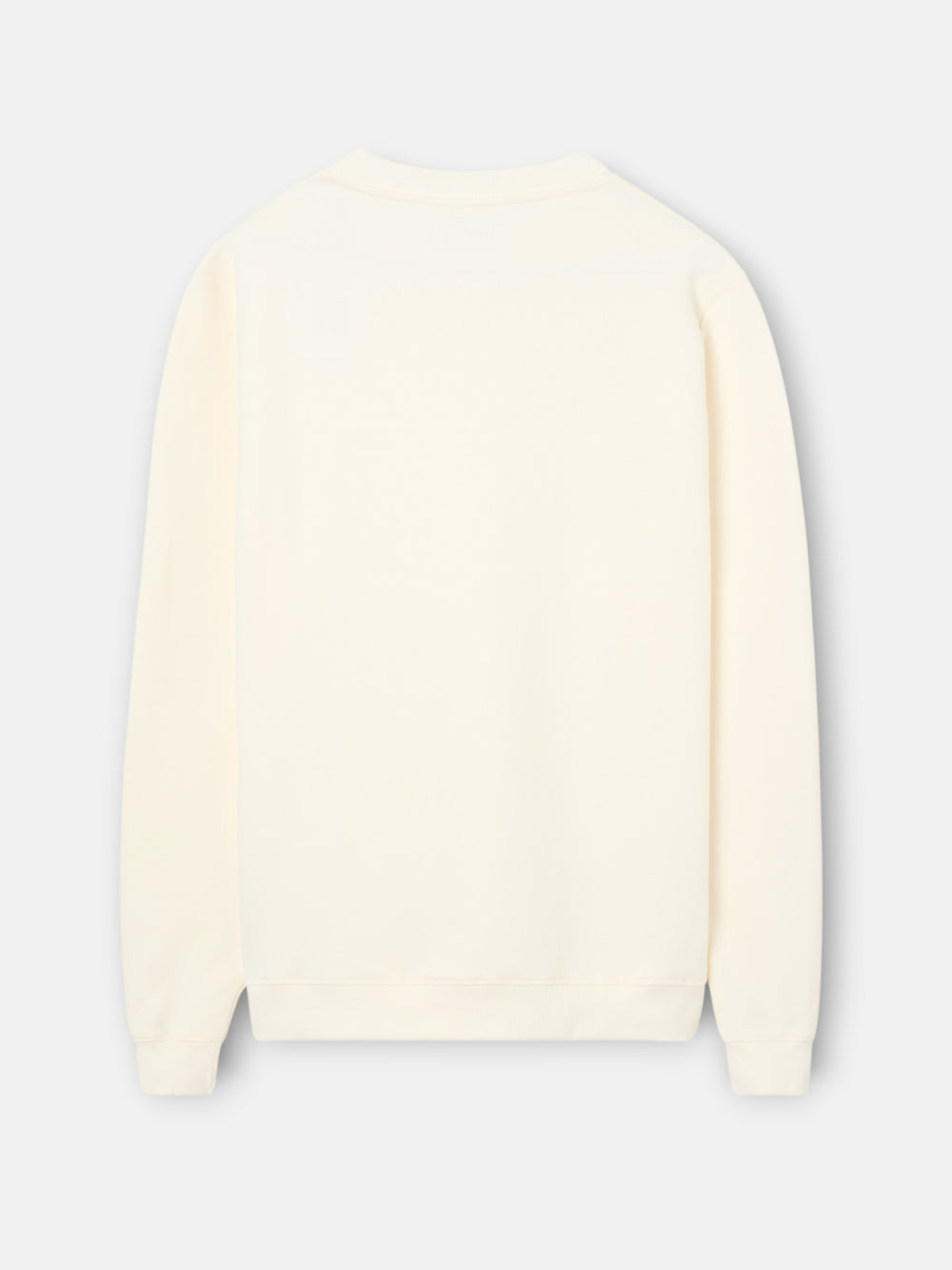 Sudadera Silbon minilogo rizo crema
