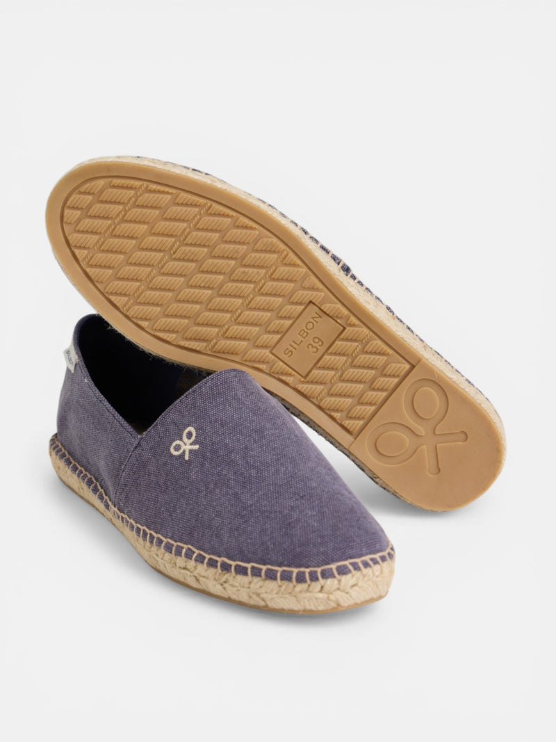 Silbon classic blue espadrille