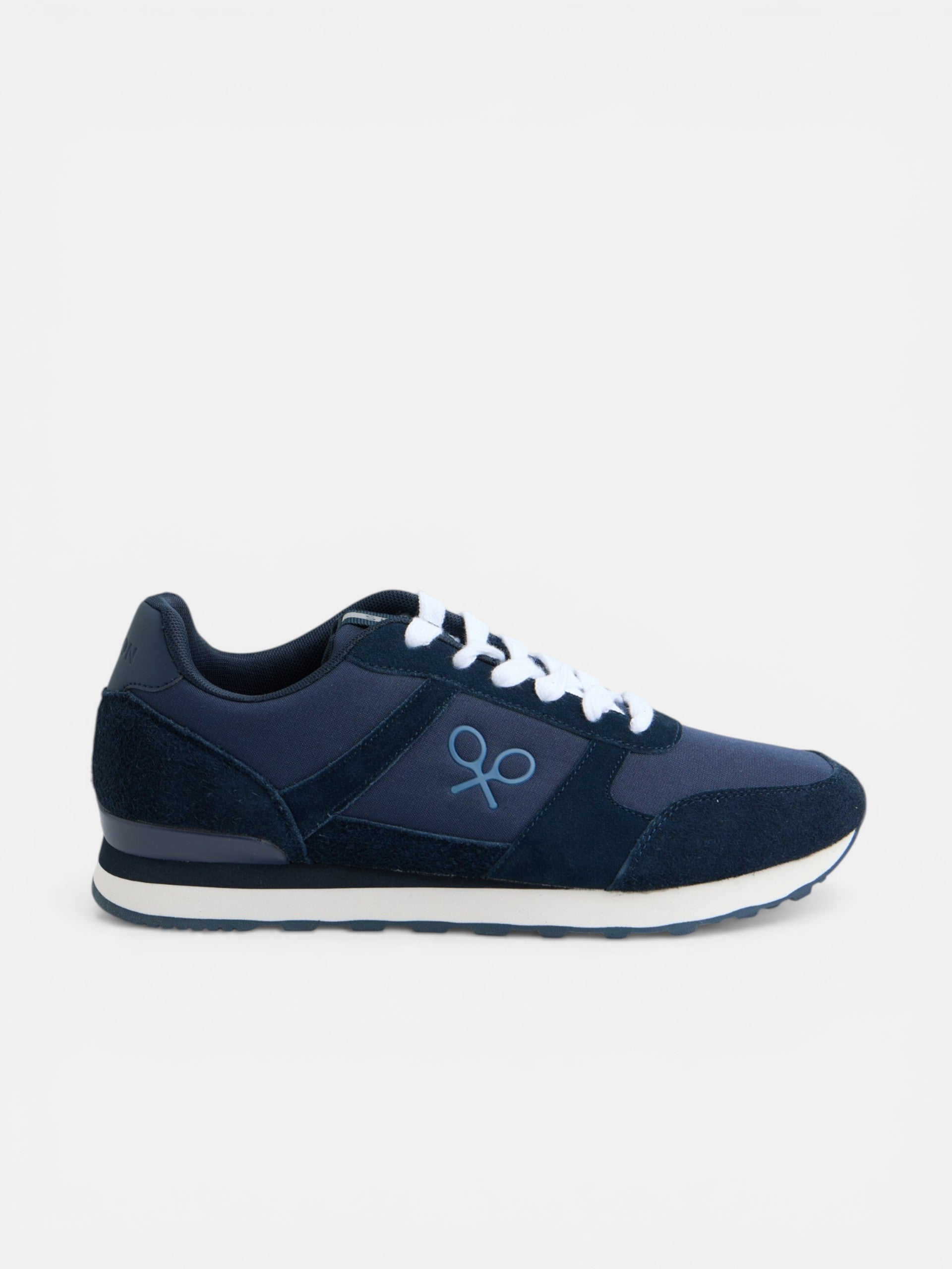 Navy blue urban style sneakers