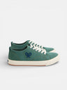Zapatilla clasica lona verde