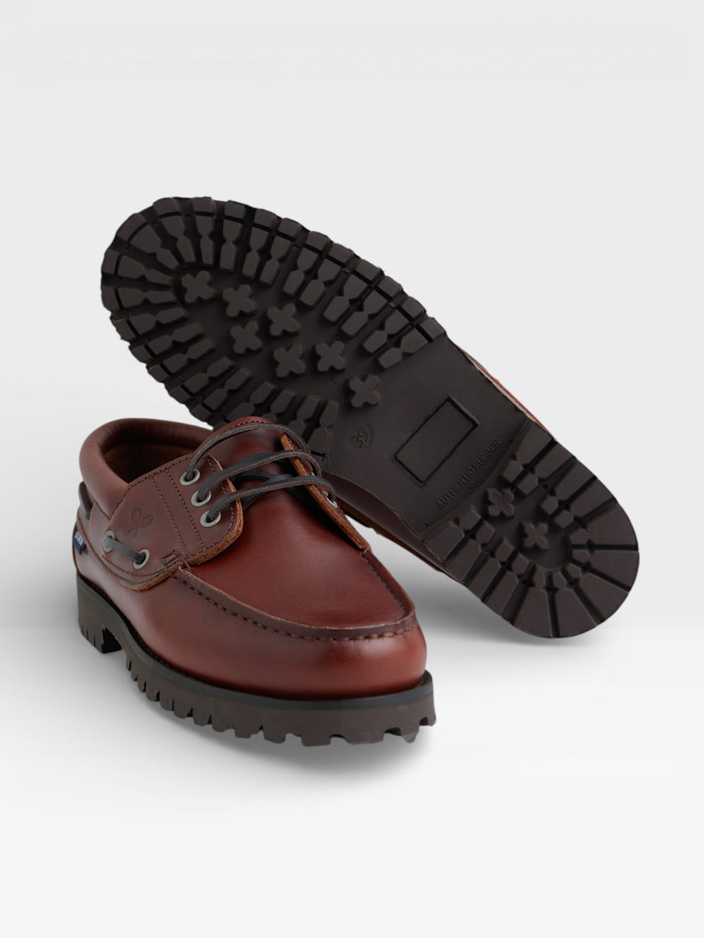 Classic light brown boat shoe