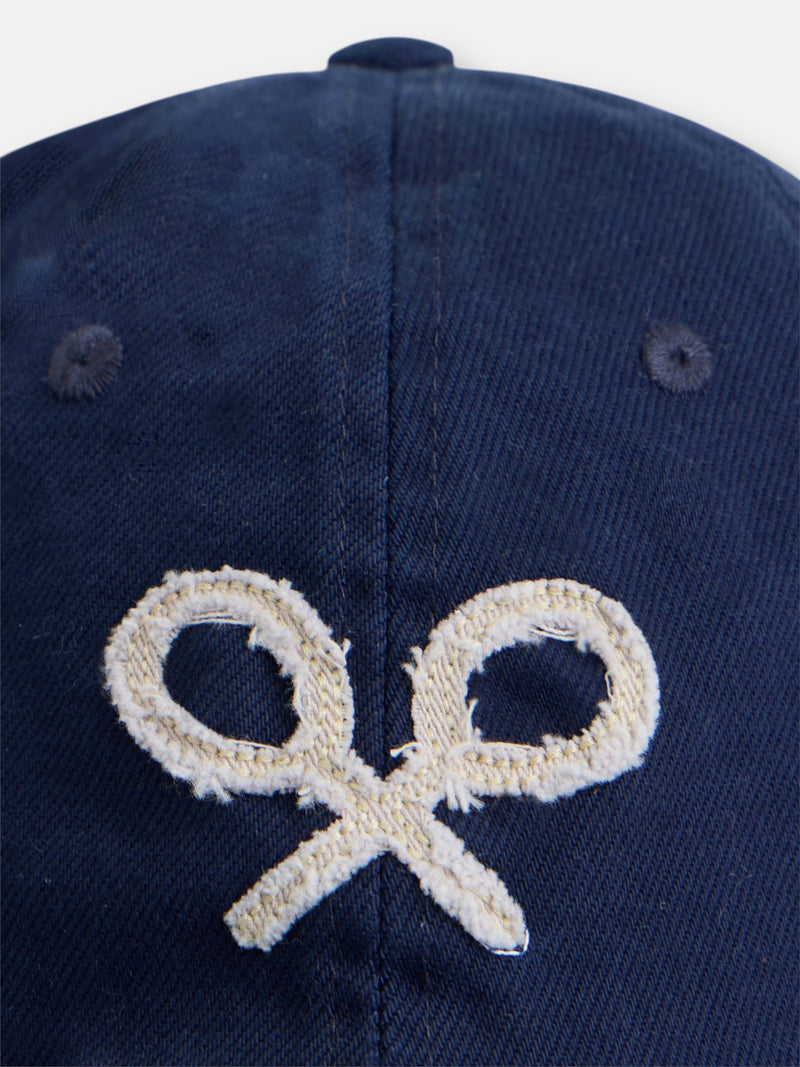 Navy blue medium logo cap