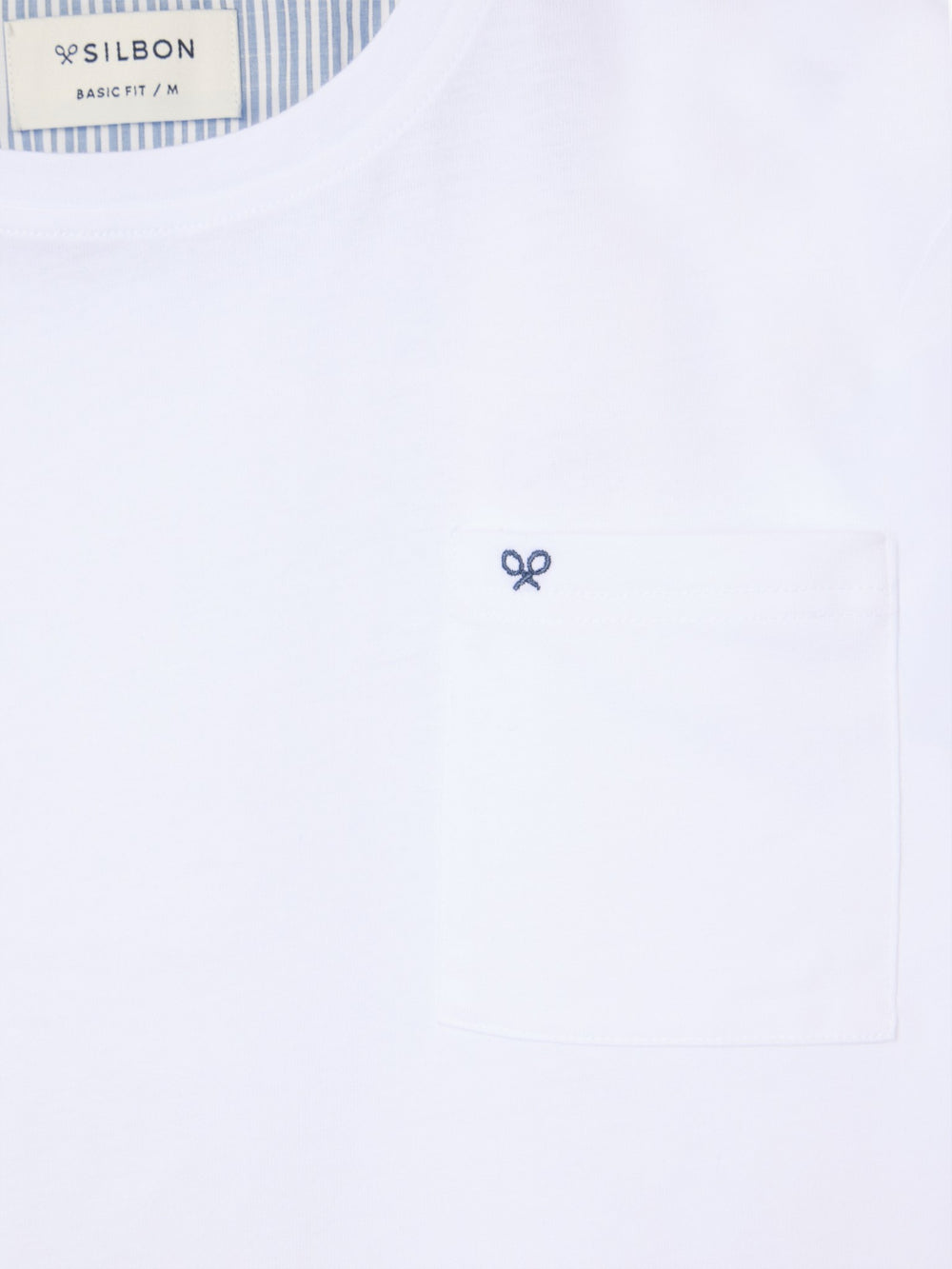 Pijama corto bolsillo rayas azul gris