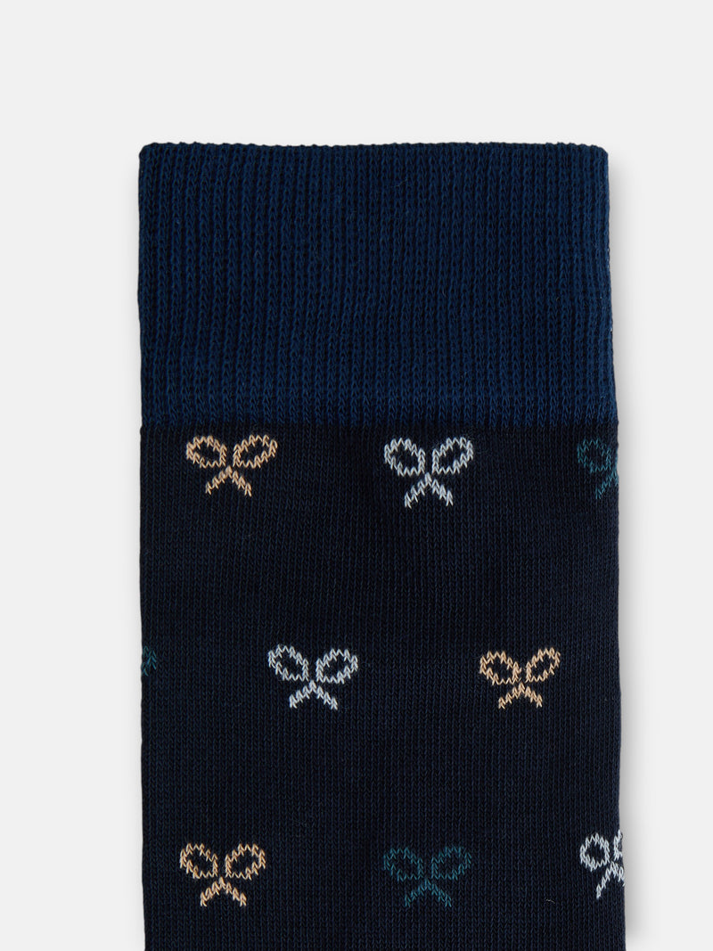 Chaussettes multiraquettes couleurs bleu