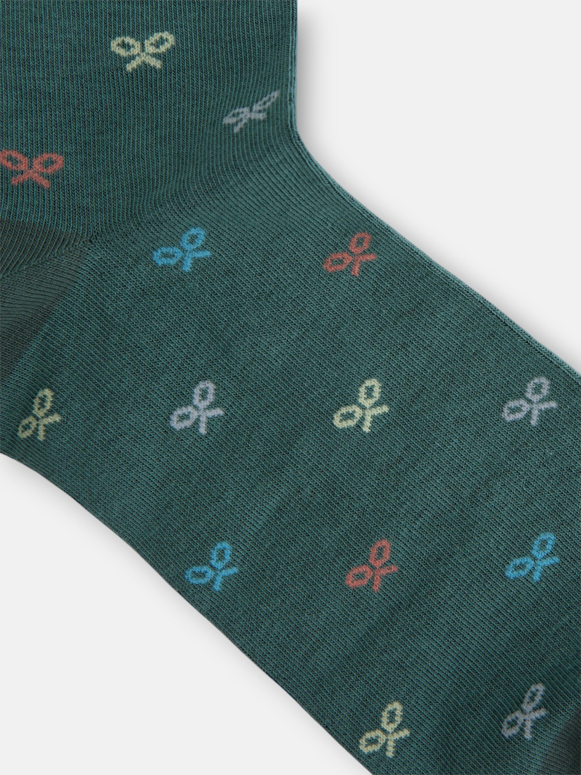 Calcetin multiraqueta colores verde