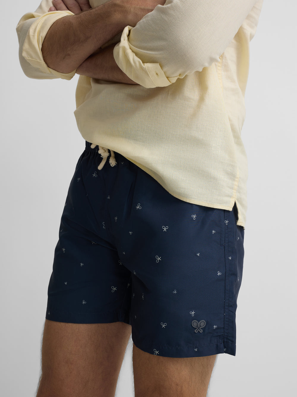 Bañador miniraquetas azul marino