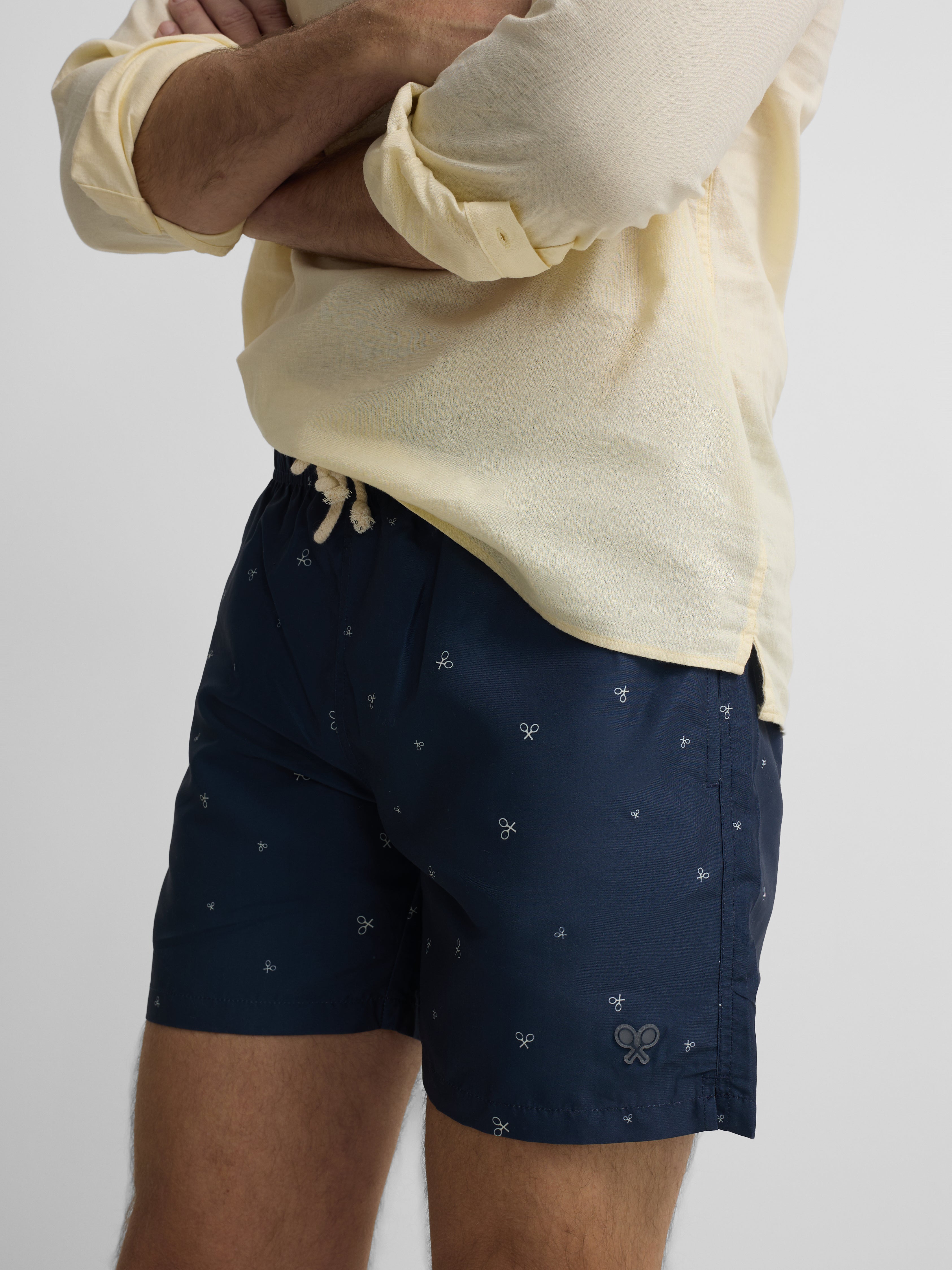 Bañador miniraquetas azul marino