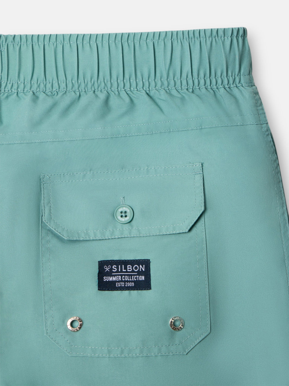 Maillot de bain uni aigue-marine