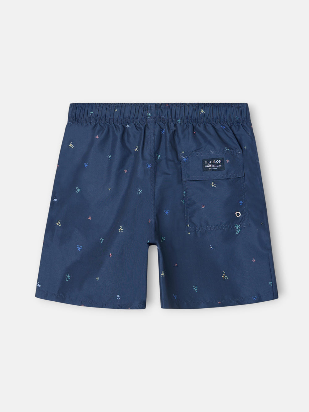 Multi-racket swimsuit, navy blue