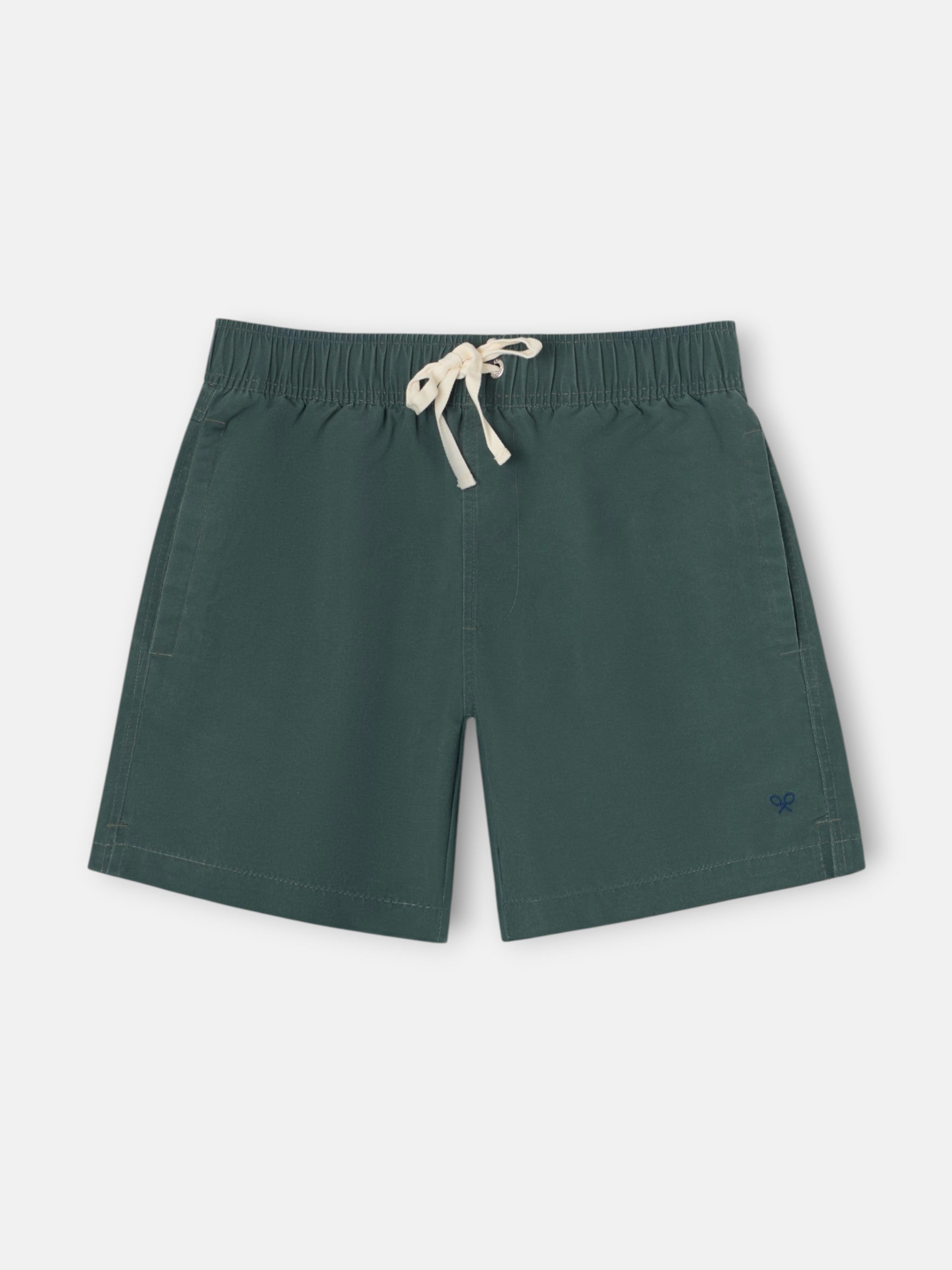 Dark green plain swimsuit