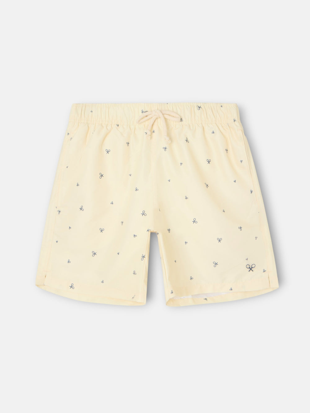 Bañador miniraquetas amarillo