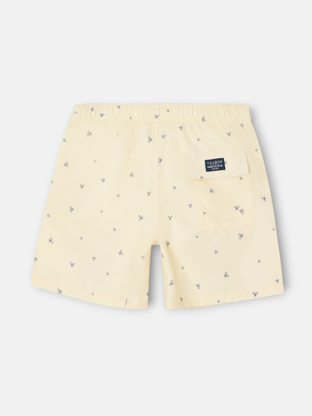 Bañador miniraquetas amarillo