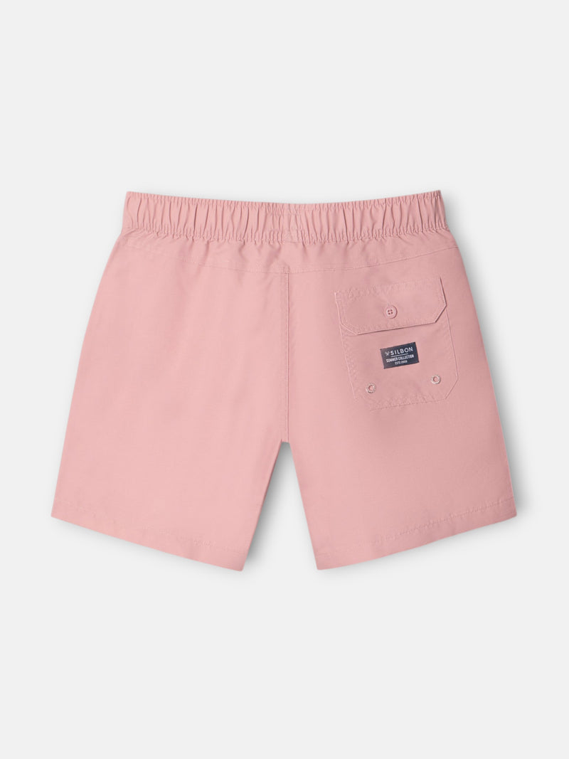 Maillot de bain uni corail