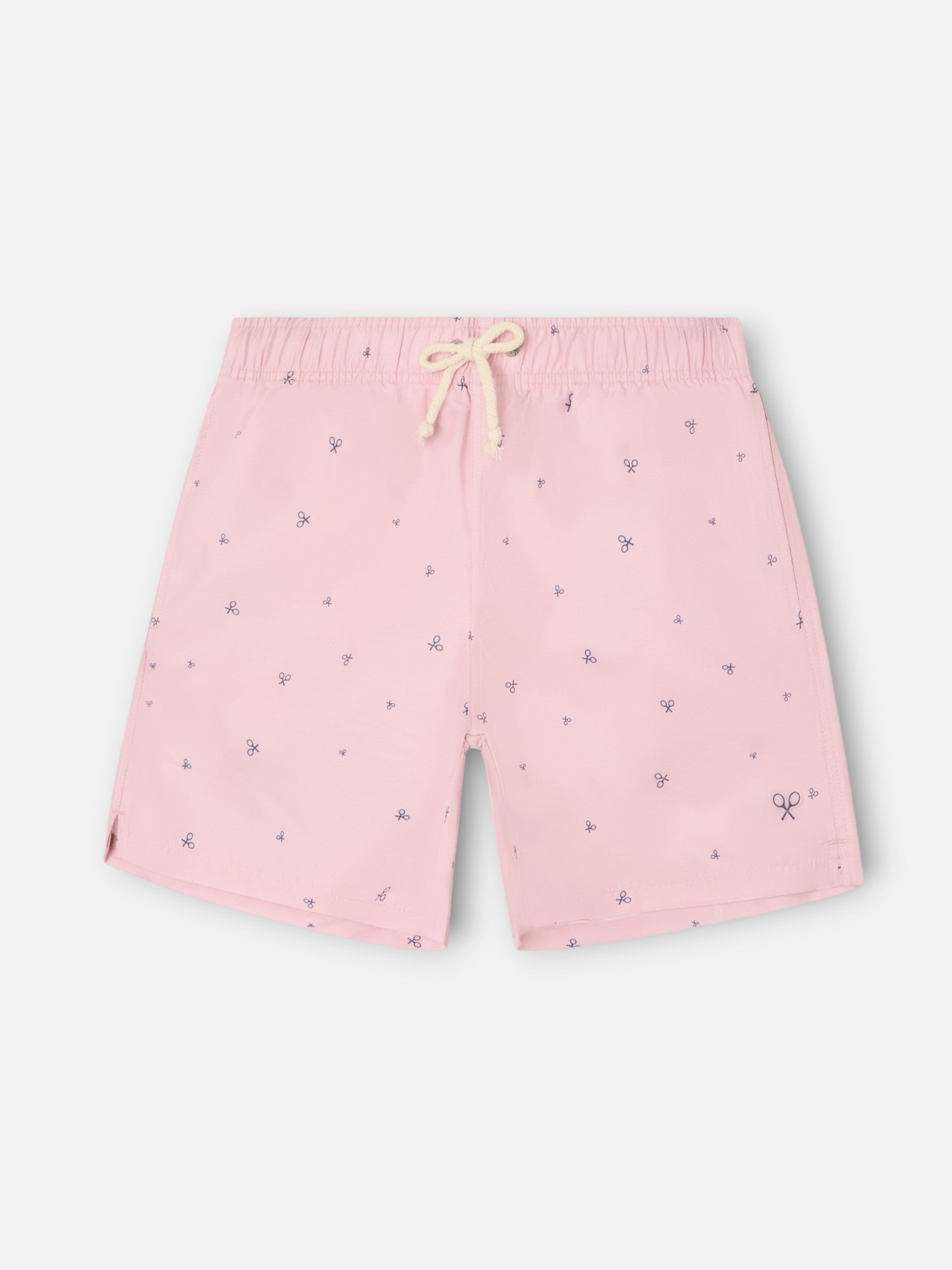 Fato de banho miniraquetas coral