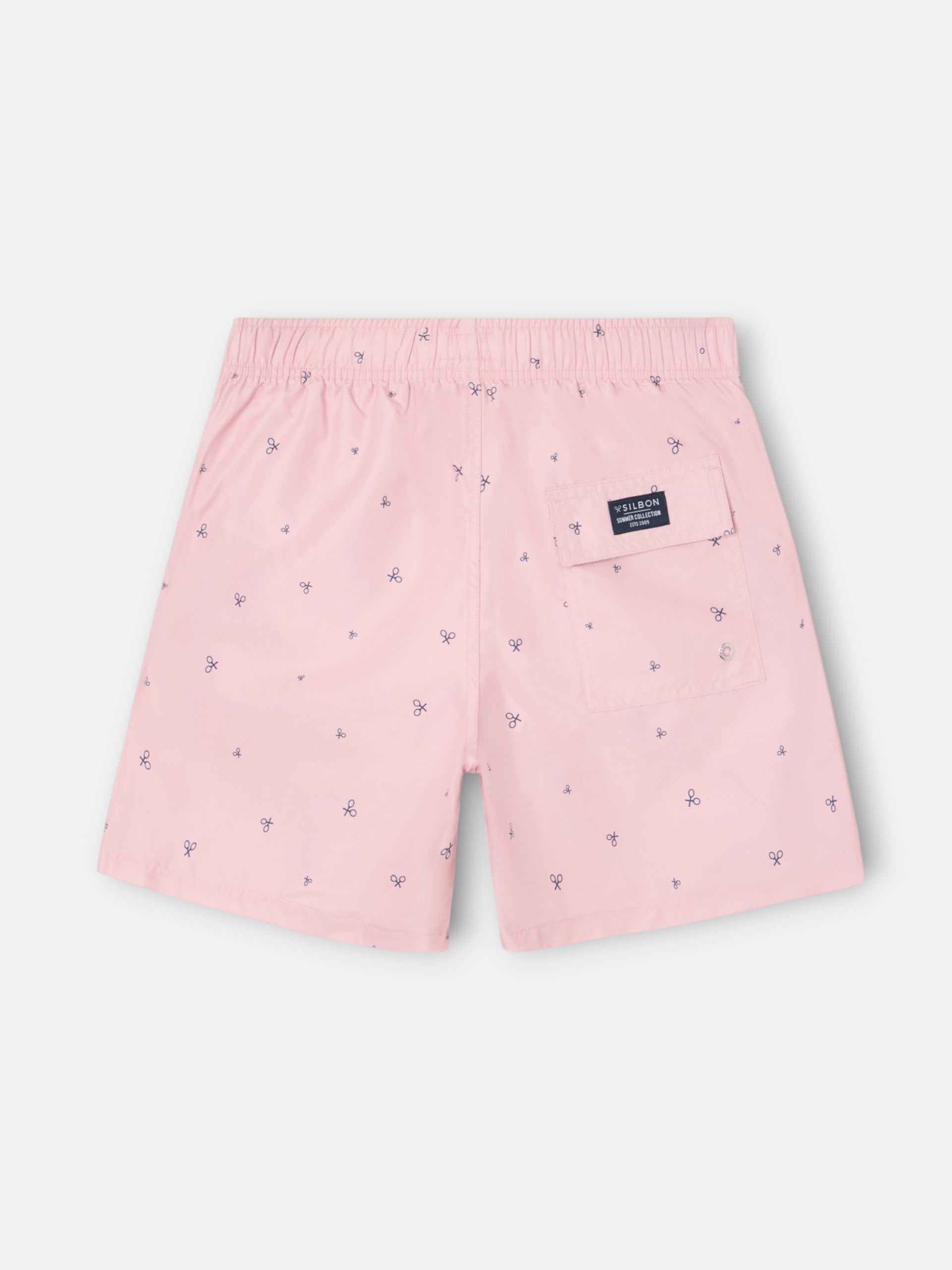 Fato de banho miniraquetas coral