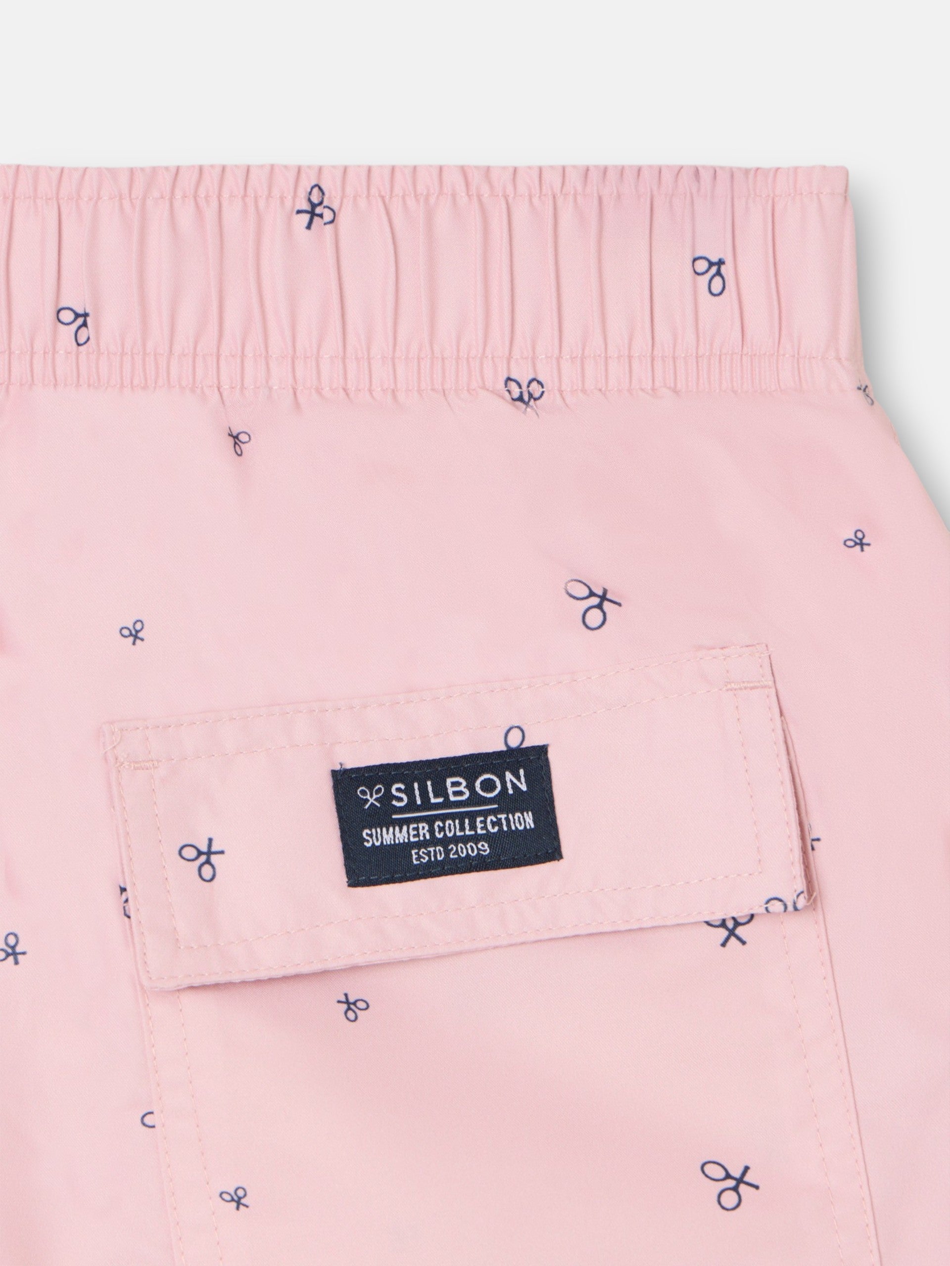 Fato de banho miniraquetas coral