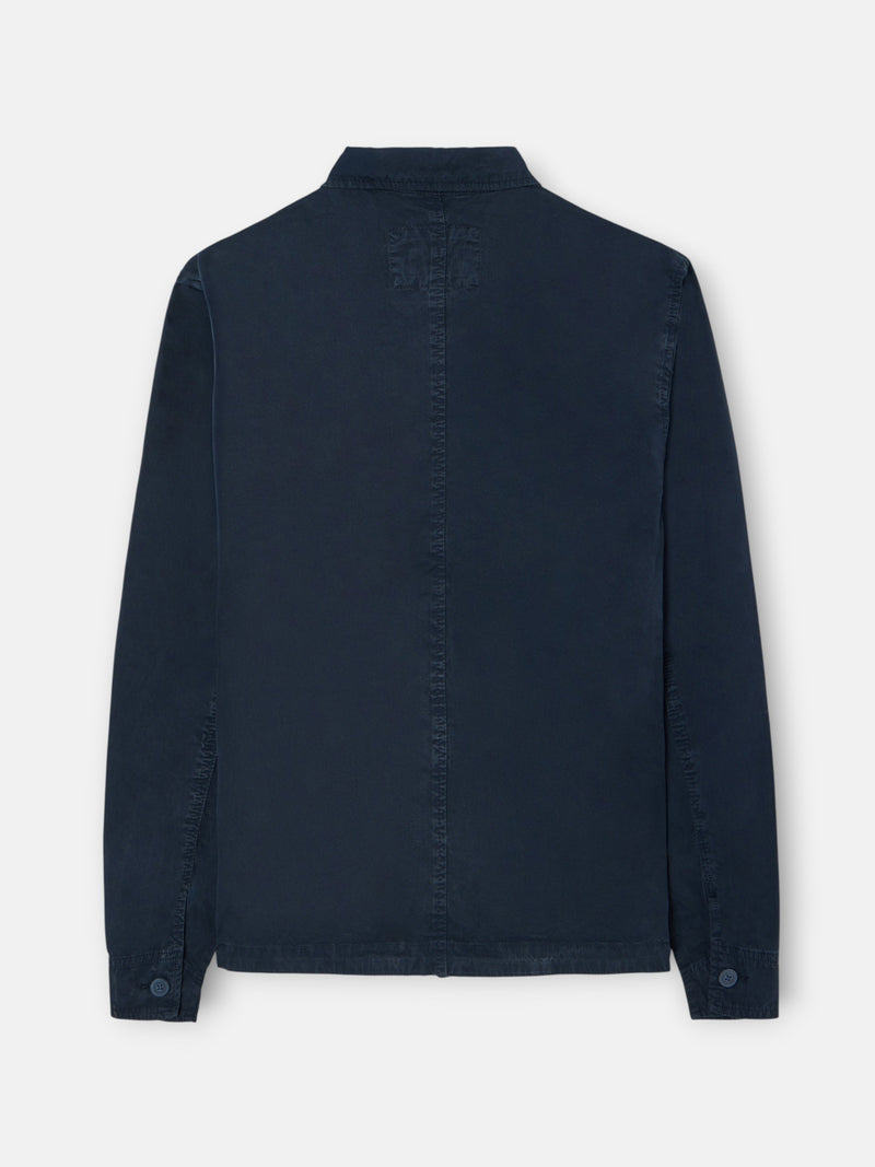 Navy blue Harrington collar jacket