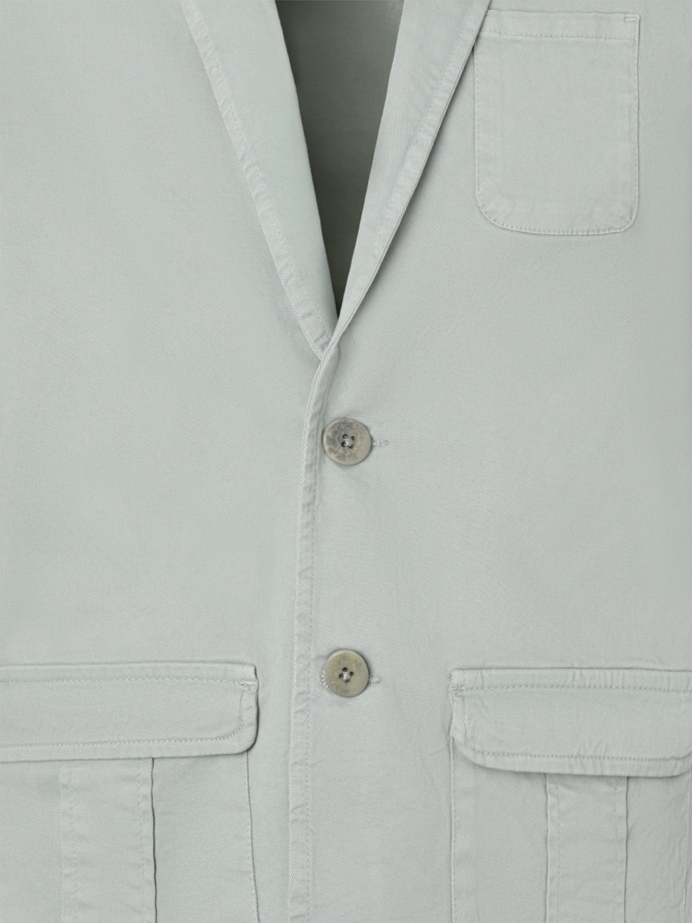 Green-gray semi-blazer