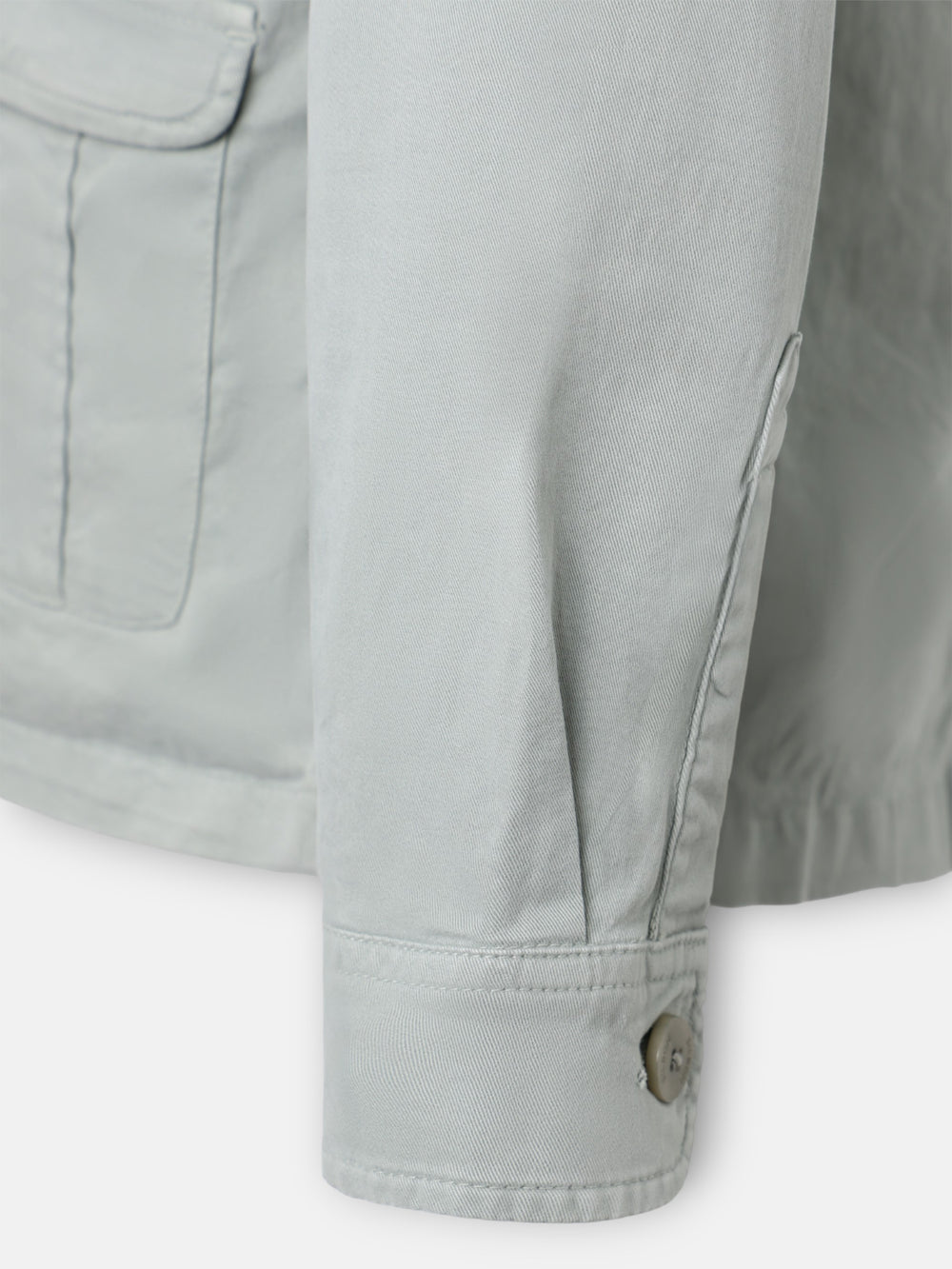 Green-gray semi-blazer