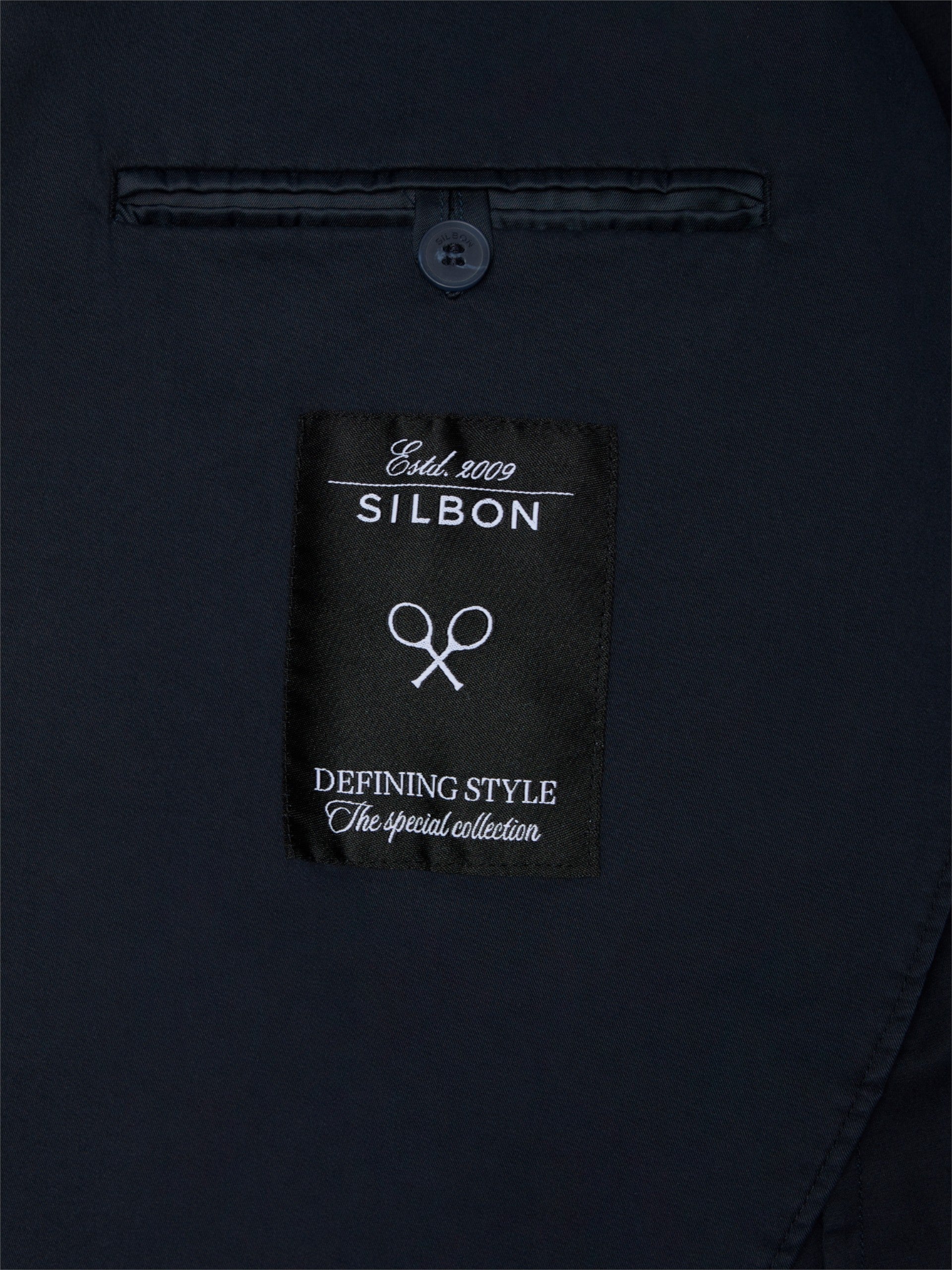 Blazer décontracté bleu marine