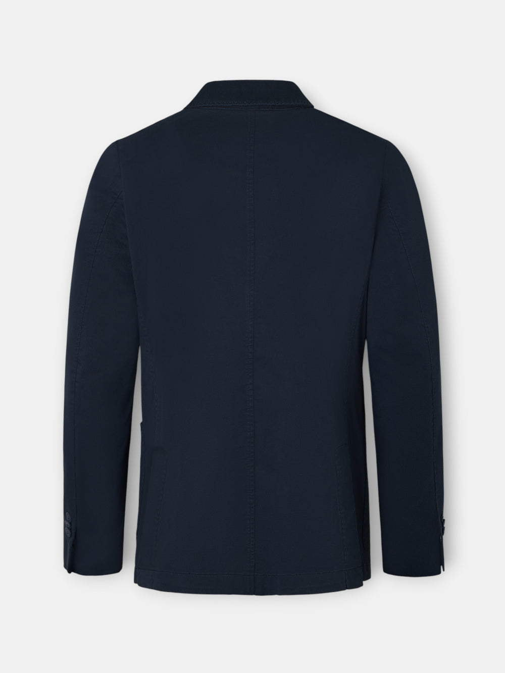 Americana cruzada casual azul marino